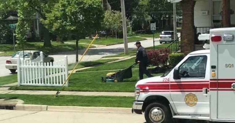 firefighters-mow-lawn-for-man