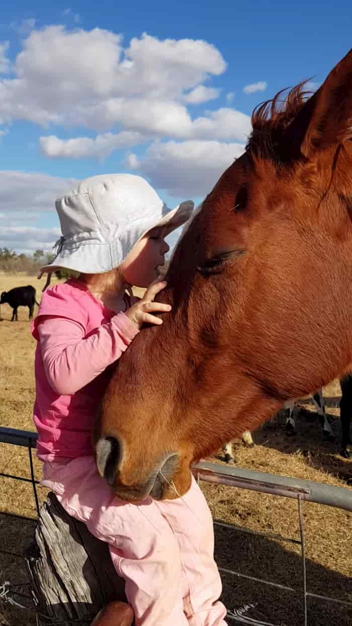 little-girl-serenades-horse-3