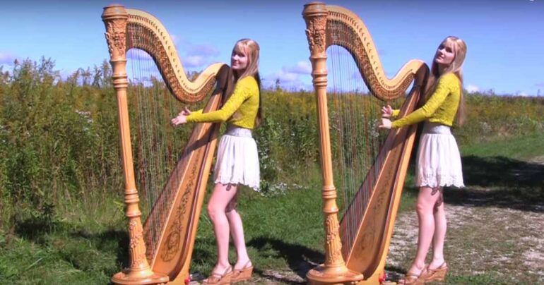 Harp Twins Amazing Grace