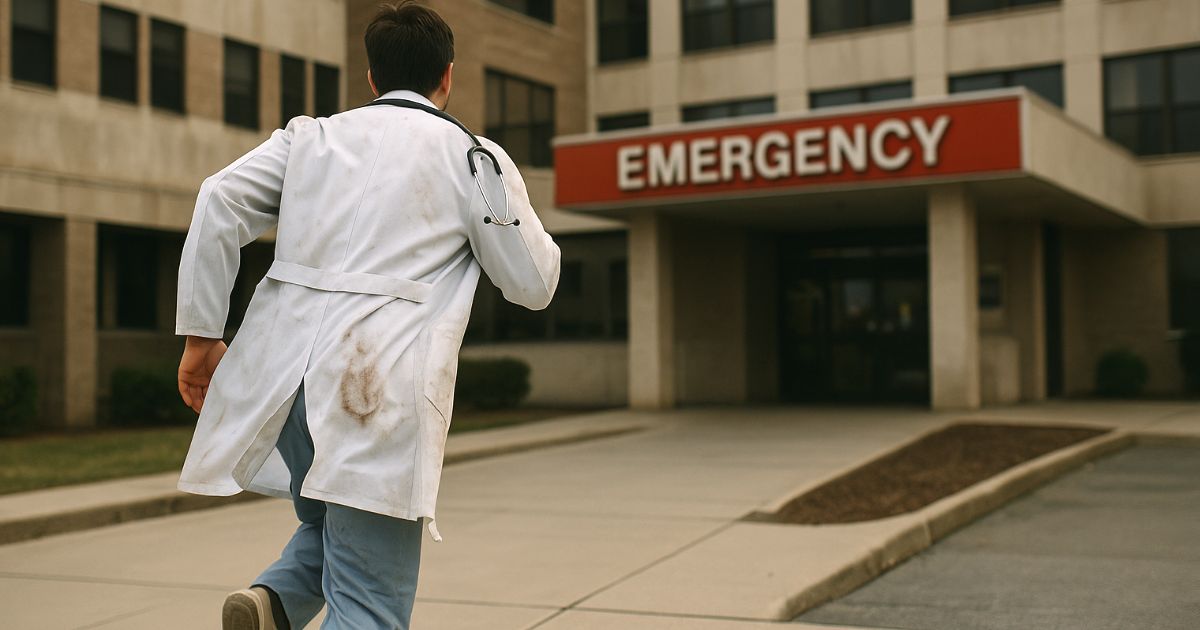 injured doctor delivers baby california