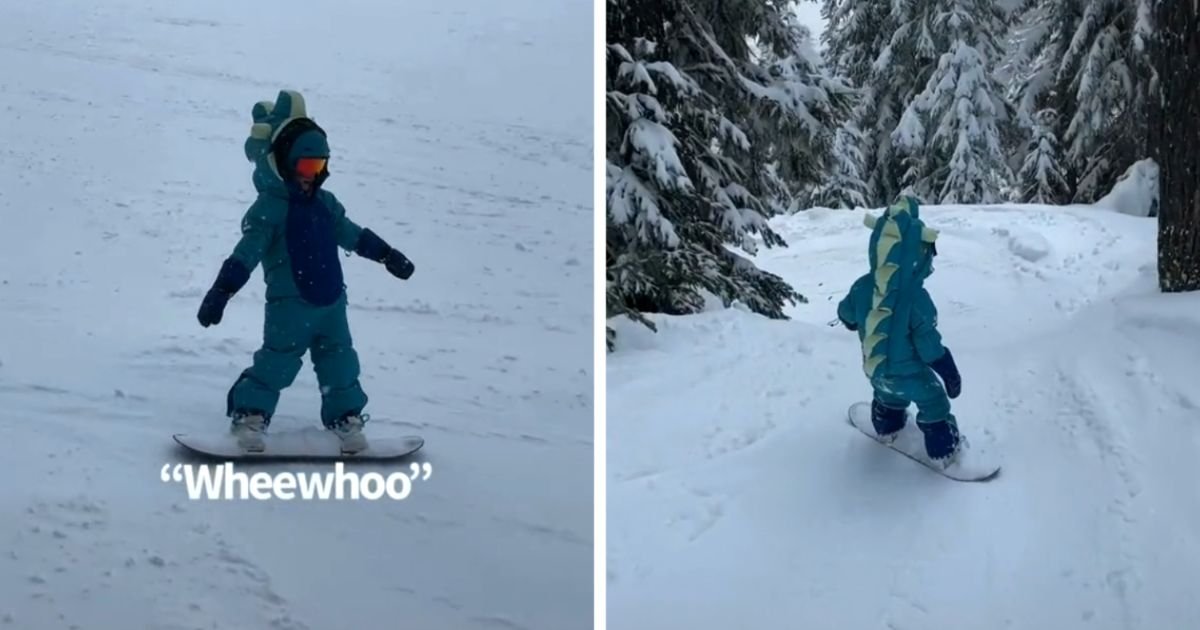 4-year-old-snowboarding