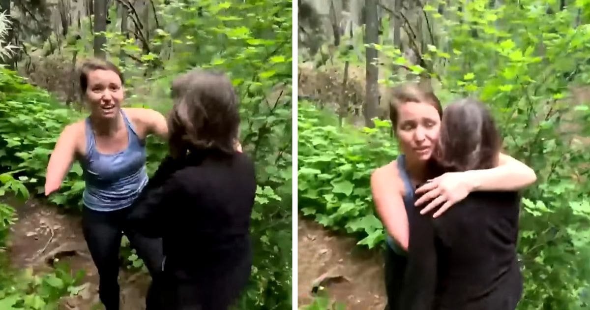 hiker rescues mother oregon