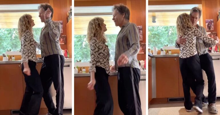 kevin bacon and kyra sedgwick dancing