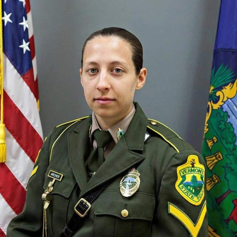 Vermont state trooper Michelle Archer