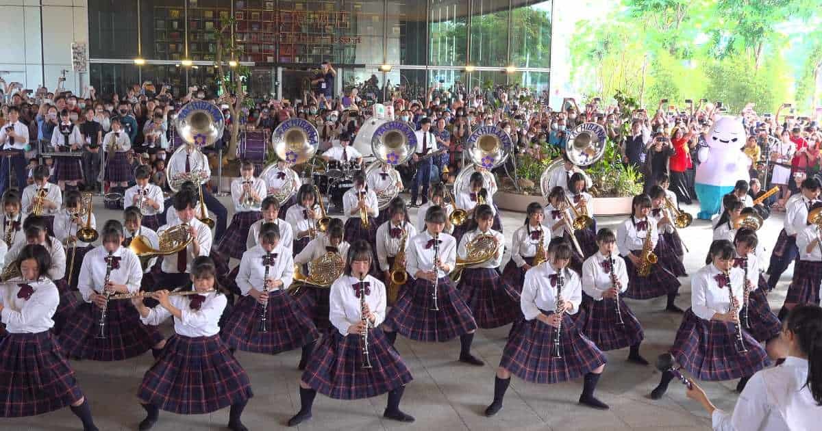 Kyoto Tachibana high school marching band