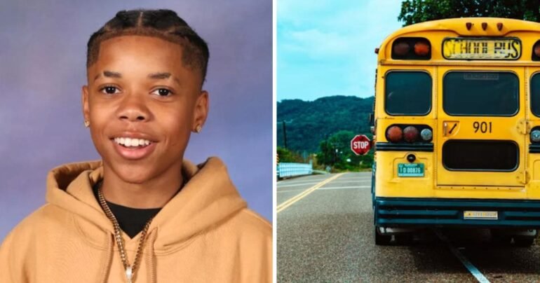 boy stops school bus after driver passes out