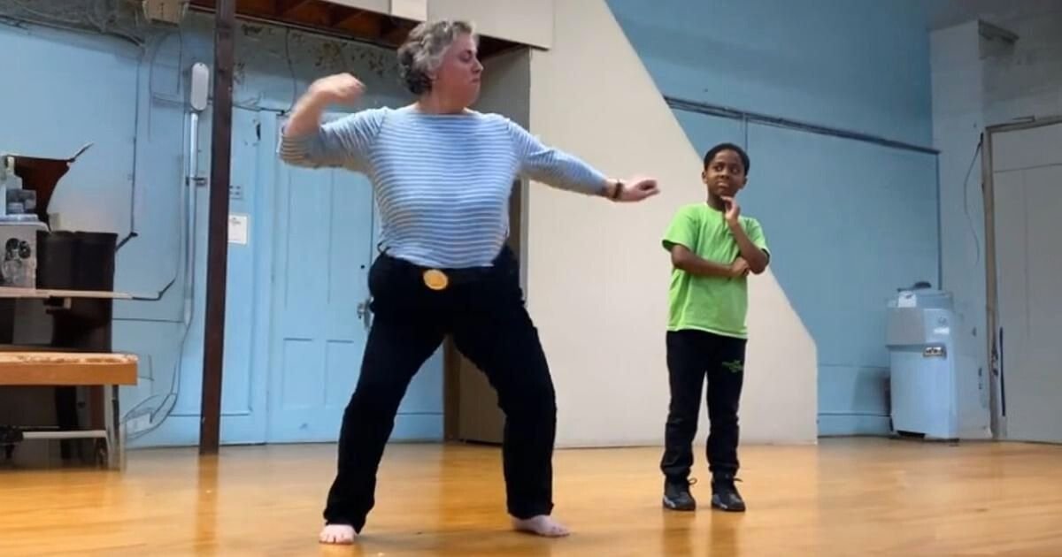 teacher student dance battle
