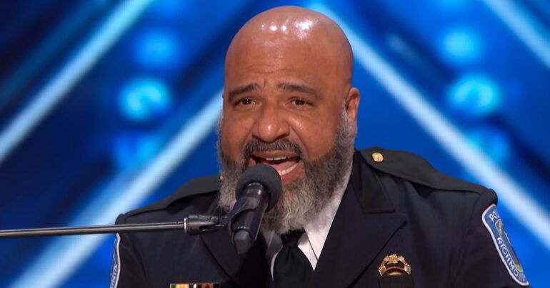 police officer on americas got talent