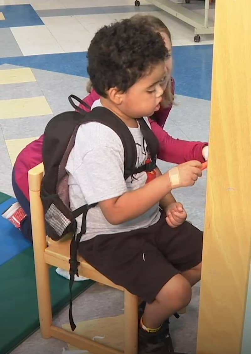 little boy getting new heart