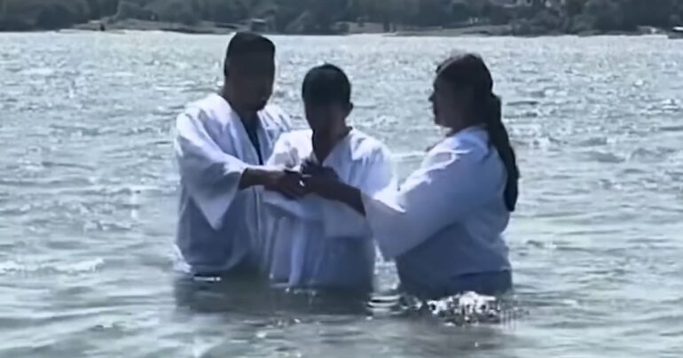 man dies after getting baptized