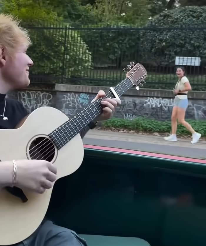 ed sheeran serenades runner 4