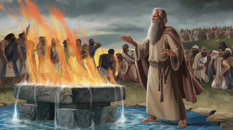 elijah on mount carmel bible story