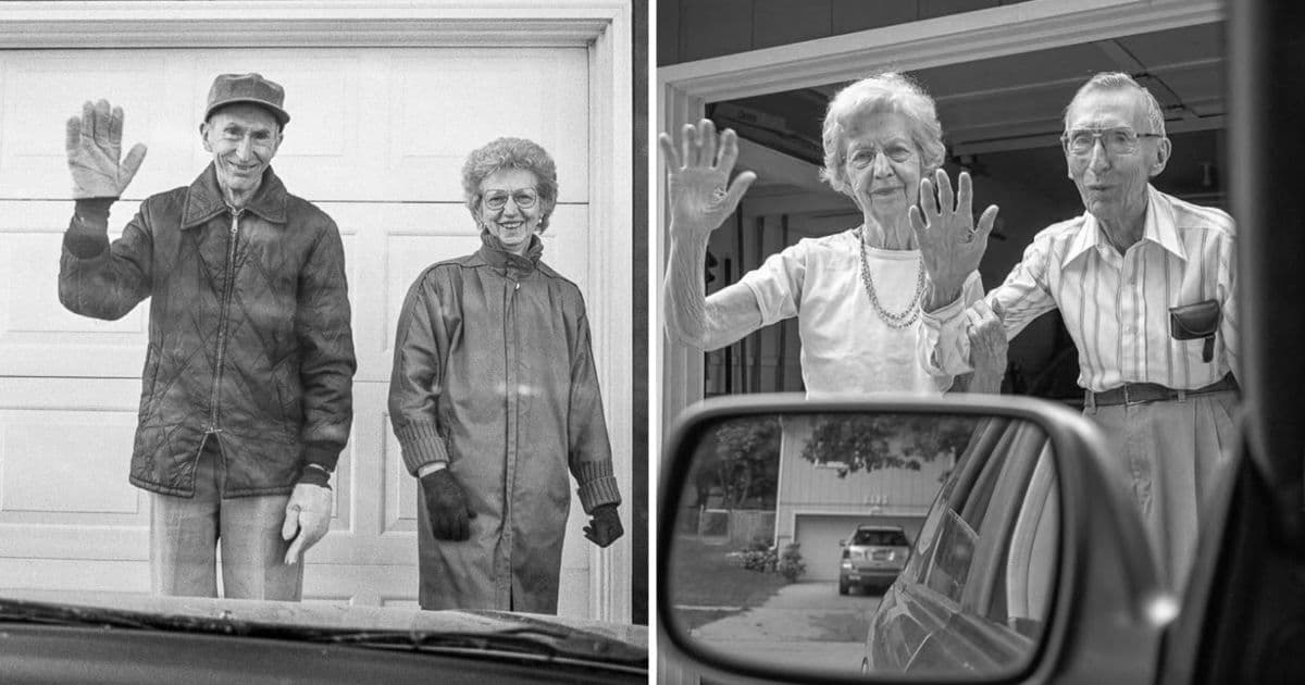 parents waving goodbye tradition