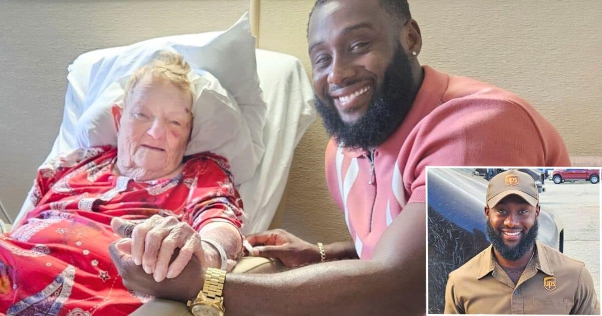 ups driver saves collapsed grandmother