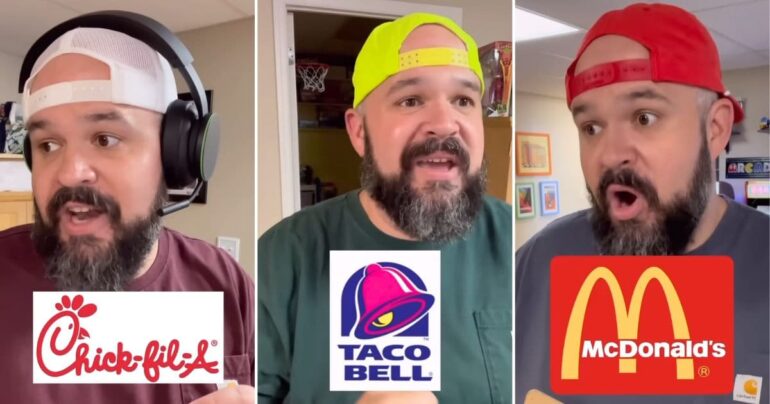 comedian matt mitchell fast food chains