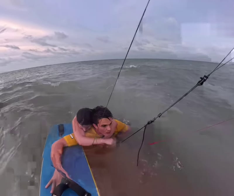 olympic kite surfer bruno lobo rescues drowning woman 2