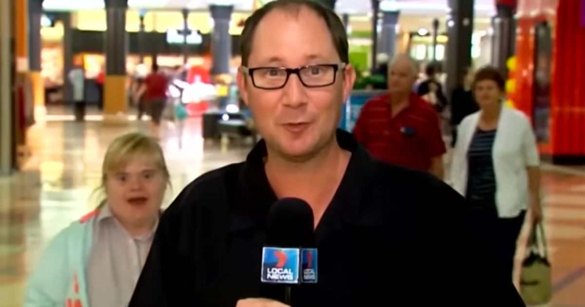 girl crashes live news report