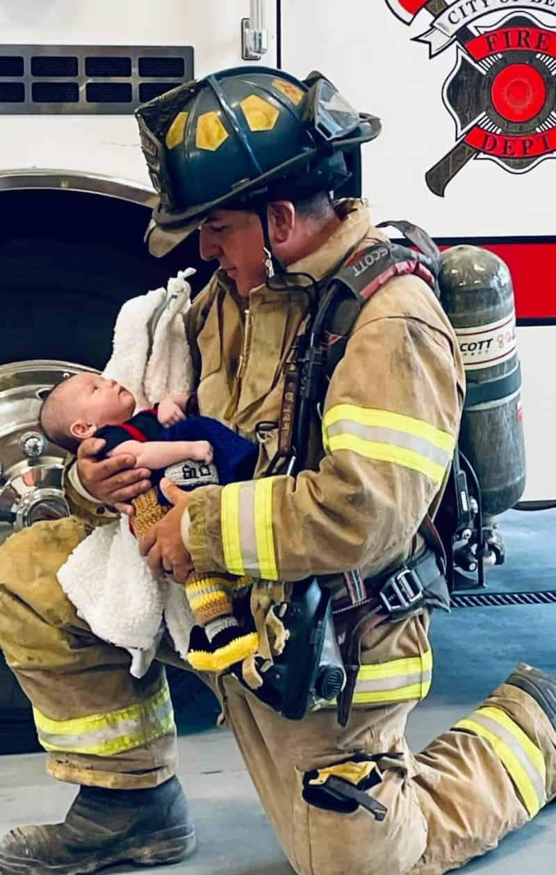 firefighter adopts abandoned baby 2