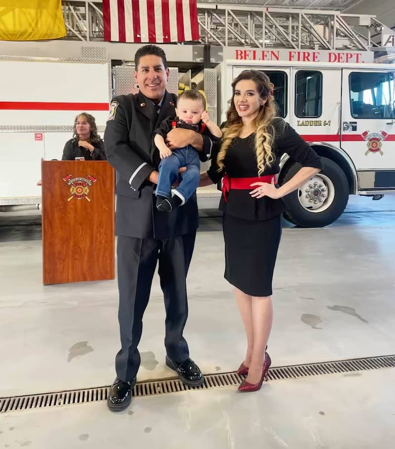 firefighter adopts abandoned baby