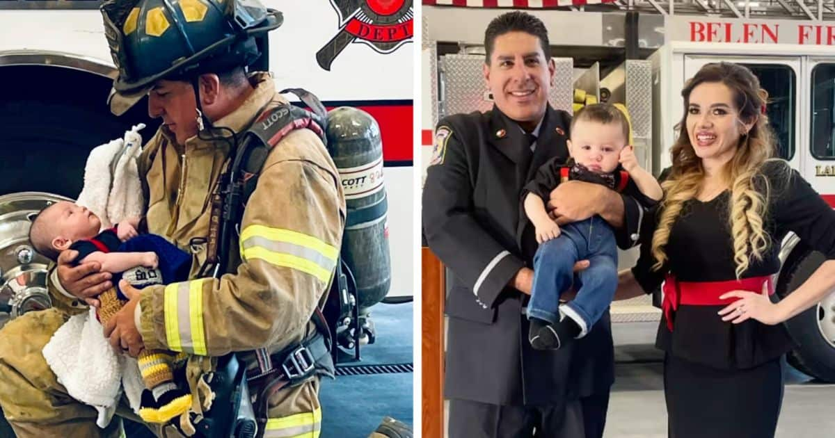 firefighter adopts baby from safe haven box