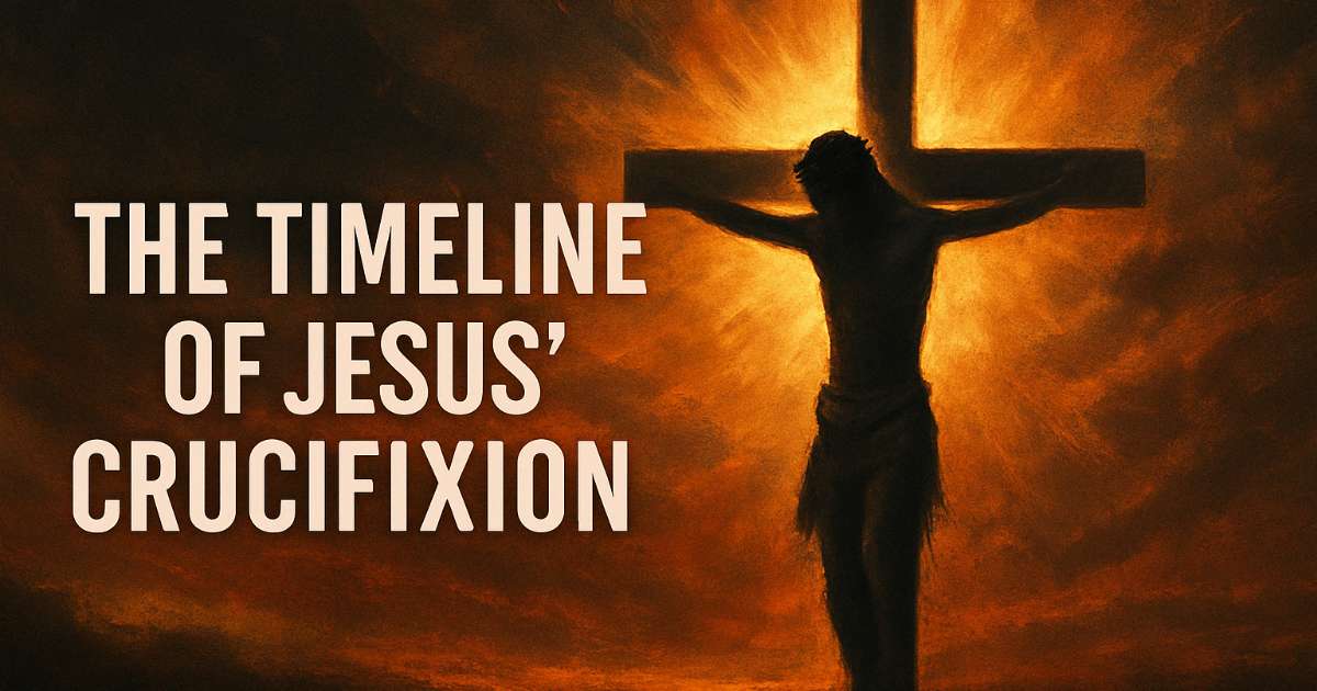 timeline of jesus crucifixion