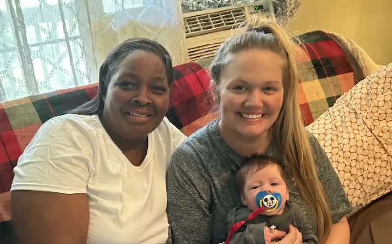 prison officer cares for inmates baby 2
