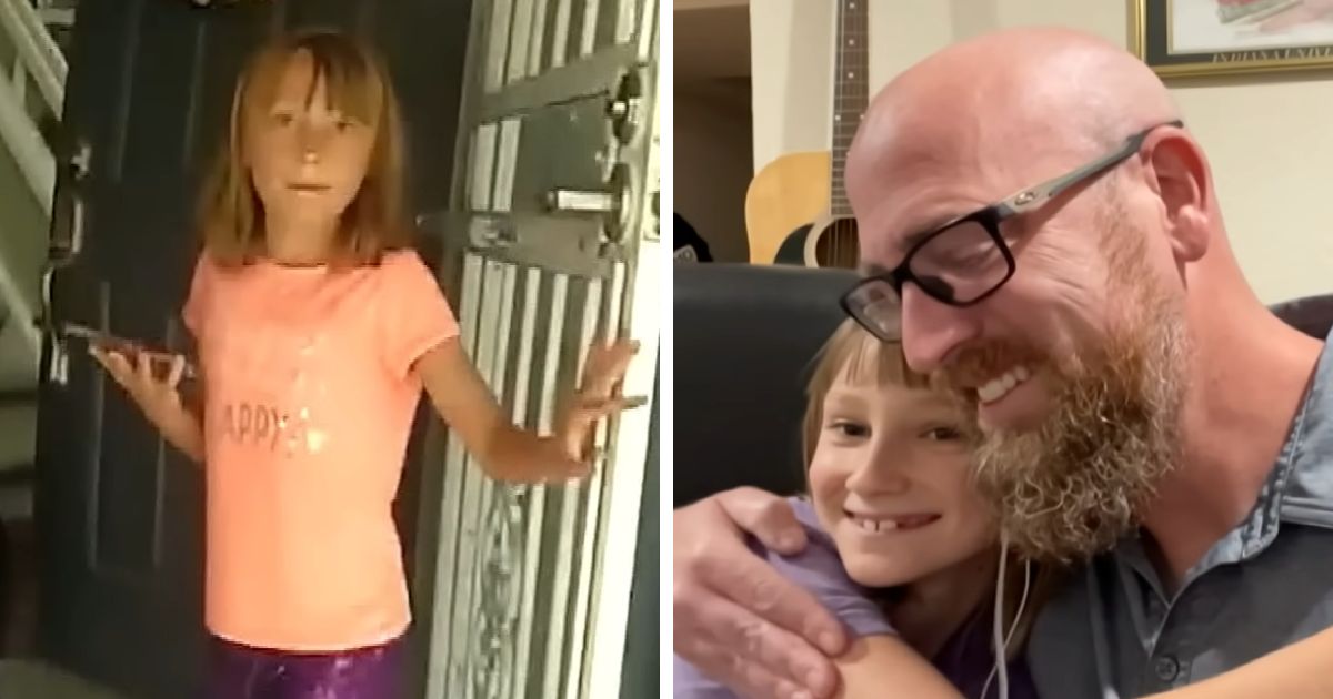 911 call little girl saves dad