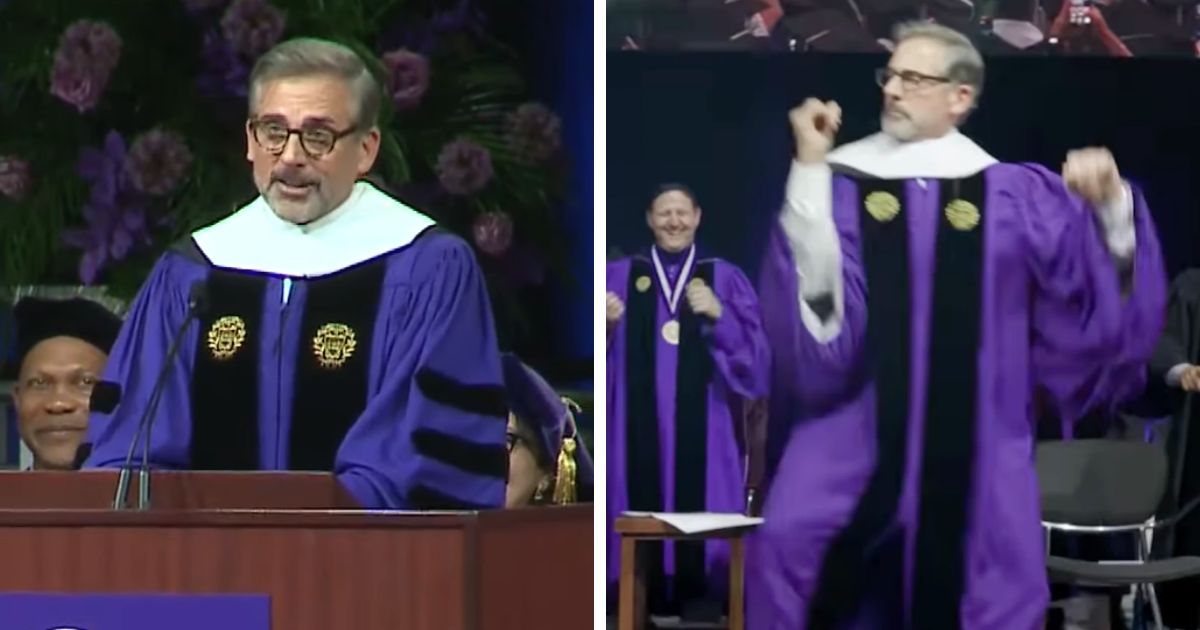 steve carell graduation dance