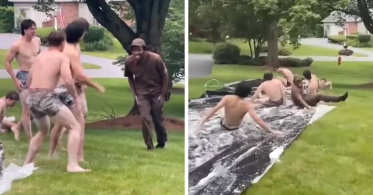 slip n slide delivery driver